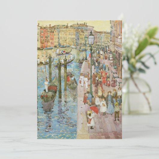 Carte Grand Canal, Venise par Maurice Prendergast (Debout devant)