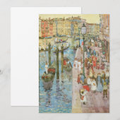 Carte Grand Canal, Venise par Maurice Prendergast (Devant / Derrière)