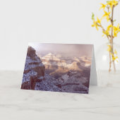 Carte Grand Canyon en hiver (Fleur jaune)