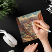 Carte Grand Canyon Retro Design de voyage