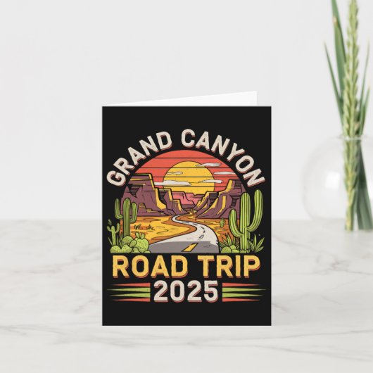 Carte Grand Canyon Road Trip 2025 - Vacances d'été  (Devant)