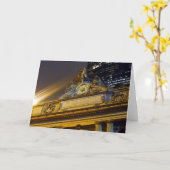 Carte grand centre (Fleur jaune)