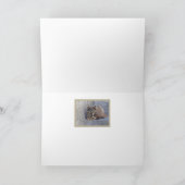 CARTE GRAND CHAT FLUFFÉ, REGARDE SUPÉRIEURE/CITE CAT (Intérieur)