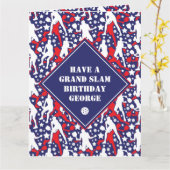 Carte Grand Chelem américain de Pickleball (Fleur jaune)