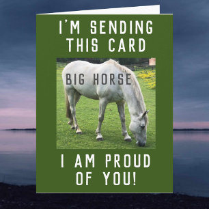 Carte Grand Cheval dont je suis fier de toi