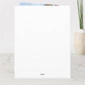 Carte Grand chien Danois dans la neige Maison de chien d (Dos)