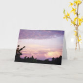 Carte Grand ciel du Texas (Fleur jaune)