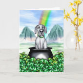 Carte Grand Dane Blue UC Pot O Gold (Fleur jaune)