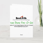 Carte Grand Dane Harlequin UC Pot O Gold (Dos)