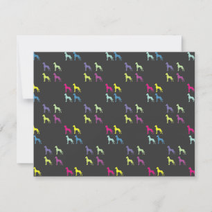Carte Grand Danois Fantaisie