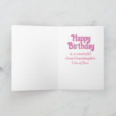 Carte Grand-fille Anniversaire Penguin Ballerina (Intérieur)