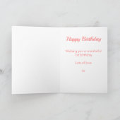 Carte Grand-fille Penguin Joyeux 1er anniversaire (Intérieur)