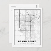 Carte Grand Forks (Devant / Derrière)