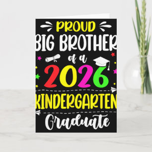 Carte Grand frère fier Cl de la promotion 2026 de fin d'
