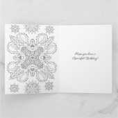 Carte Grand Joyeux Anniversaire Adulte Coloration (Intérieur)