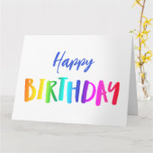 Carte Grand Joyeux Anniversaire de nous tous Anniversair (Fleur jaune)