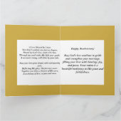 Carte Grand Joyeux Anniversaire Jaune Écriture Florale (Intérieur)