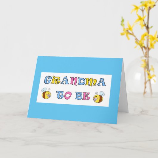 Carte Grand-mère (Fleur jaune)