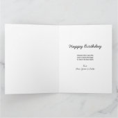 Carte Grand-mère 4 Photo Ditsy Fleurs roses Anniversaire (Intérieur)