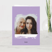 Carte Grand-mère 64e anniversaire (Dos)