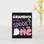 Carte Grand-mère de la Éffrayante un 1er anniversaire Ha (Fleur jaune)