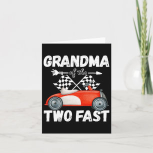 Carte Grand-Mère Des Deux Rapides 2 Curieux Anniversaire