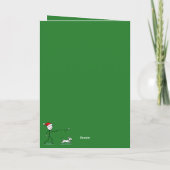 Carte Grand-mère drôle de Noël (Dos)