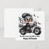 Carte Grand-mère du coureur fantôme - Halloween sur la r (Devant / Derrière)