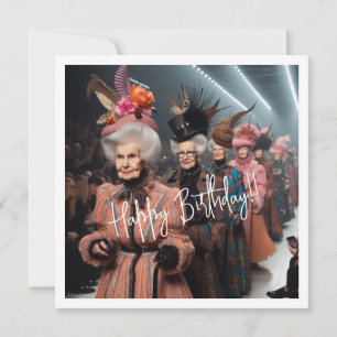 Carte Grand-mère élégante, Bonne-mère d'anniversaire