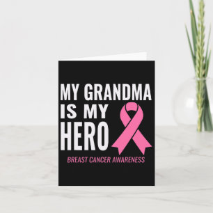 Carte Grand-mère est mon héro - Soutien contre le cancer