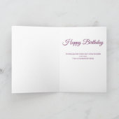 Carte Grand-mère Fleur sauvage florale (Intérieur)