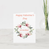 Carte Grand-mère Joyeuse Saint-Valentin (Devant)