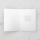 Carte Grand-mère Sympathie papillon spirituel (Intérieur)