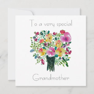 Carte grand-mère très spéciale