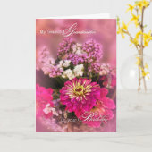 Carte Grand-mère's Birthday (Fleur jaune)