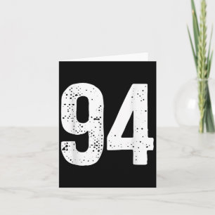 Carte Grand nombre Grand nombre de cadeaux Numéro 94