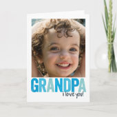 Carte Grand-papa, je t'aime ! (Devant)