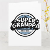 Carte Grand-papa superbe (Fleur jaune)