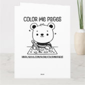 Carte Grand Pâques heureux | Page Color Me (Dos)