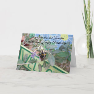 Carte Grand-parents Anniversaire Mariage personnalisé