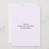 Carte GRAND PASTEUR | COEUR DE SERVICE Moderne | MERCI (Dos)