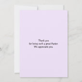 Carte GRAND PASTEUR SERVANT LE Merci DU COEUR (Dos)