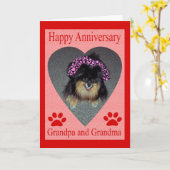 Carte grand-père (Fleur jaune)