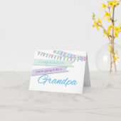 Carte Grand-père (Fleur jaune)