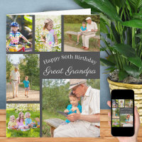 Grand-Père 6 Collage photo N'importe quel âge Gros