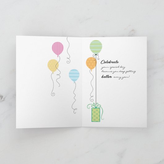 Carte Grand-père 80th Birthday Cake (Intérieur)