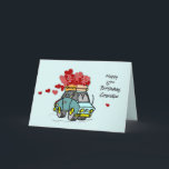 Carte Grand-père 87e Birthday Car Load of Hearts<br><div class="desc">Surprises come in different ways. This is one way of surprising someone by sening a car load of hearts for his birthday. That is why if you want to grandpa on his soon to hecke 87th birthday then this card should be your choice.</div>