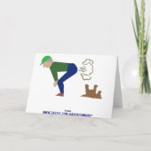 Carte Grand-père drôle (Dos)