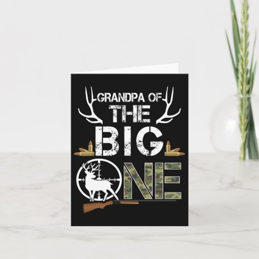 Carte Grand-Père Du Gros Anniversaire Boy Deer Hunter Ca (Devant)