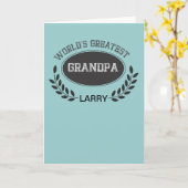 Carte Grand-père du monde (Fleur jaune)